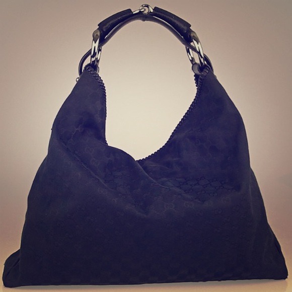 GUCCI Canvas GG Large Horsebit Hobo Bag 🏆 - Picture 4 of 4